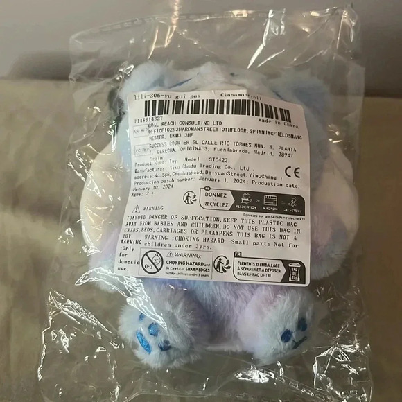 New Cinnamoroll dressed in Bear Costume Key Chain - Picture 3 of 3